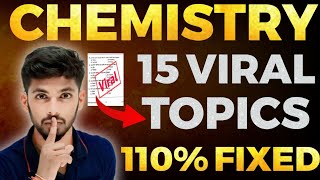 Chemistry 110 आने वाले 15 Topics  chemistry class 12 bihar board 2025  Model Paper Solution [upl. by Anale]