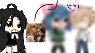 Marinette and Adrien in Gacha life tutorial [upl. by Trillby]