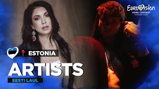 🇪🇪 Eesti Laul ARTISTS SemiFinal l Eurovision 2024 [upl. by Volnak]