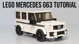 LEGO Mercedes G63 AMG G Wagon Moc Tutorial [upl. by Adnorahs]