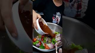 Dry chilli chickenshorts cooking food recipe foodie indianfooddrychillichicken asmr [upl. by Annav911]