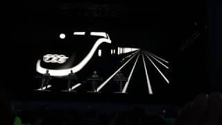 Kraftwerk  Trans Europa Express Live 3D  Ehrenhof Düsseldorf 2017 [upl. by Aibos]