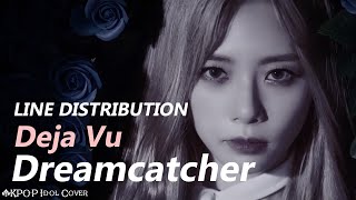 Dreamcatcher  DEJA VU  Line Distribution Color Coded [upl. by Denver]