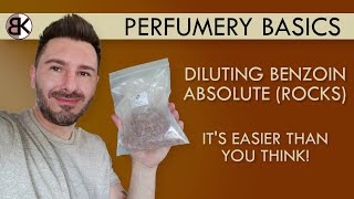 Perfumery Basics Diluting Benzoin Absolute  Its Pretty Easy [upl. by Villiers]