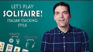 How to Play  Italian Stacking Solitaire [upl. by Grail]