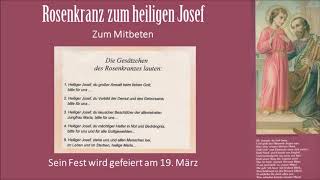 Rosenkranz zum heiligen Josef [upl. by Sherard]