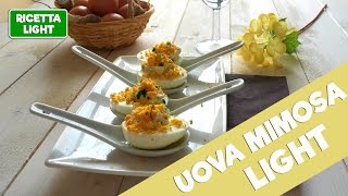 Uova Mimosa LIGHT 120 calorie [upl. by Beckett]