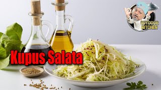 Kupus Salata Salatrezept mit Weißkohl  Krautsalat machen nach Balkan Art [upl. by Dorise]