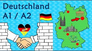 Deutsch A1  A2 Deutschland  Geographie amp Kultur  Learn German Geography amp Culture in Germany [upl. by Gibbon]