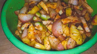 Water AppleAmbarella amp Pineapple Mix Salad Recipe [upl. by Hemminger]