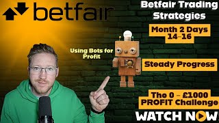 Betfair Trading  0  £1000 Challenge  Month 2 day 1416 [upl. by Eldridge414]