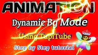 Animation Using TupiTube Desk  Dynamic BG Mode  Step by Step Malayalam Tutorial Tweening is Used [upl. by Arianie202]