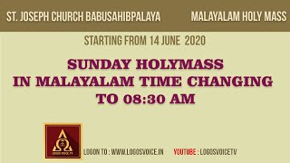 Logos Voice TV  Malayalam Holy Mass Time [upl. by Cosetta539]