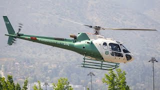 Airbus Helicopters H125 quotCarabineros de Chile quot Take Off amp Landing¿ [upl. by Akitahs]