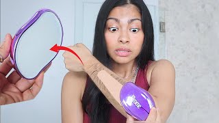 I tested VIRAL CRYSTAL HAIR ERASER amp THIS HAPPENED  Is magical hair removal scam or legit 😳 [upl. by Leay]