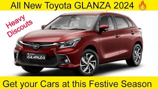 Toyota Glanza G Variant 2024 model full Review and Walkaround in Telugu [upl. by Schmitz]