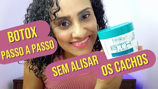 BOTOX FOREVER LISS  COMO USAR SEM ALISAR OS CACHOS [upl. by Eima]