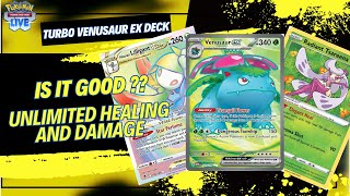 Is It Good Turbo Venusaur EX Deck Pokemon TCG [upl. by Corsiglia882]