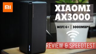 Xiaomi AX3000 Mesh Wireless Router  Full Review amp Speed Test Wifi 6 [upl. by Sumetra473]