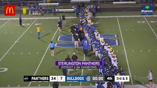 Sterlington Panthers vs Carroll Bulldogs 11124  District Championship Game [upl. by Mavilia]