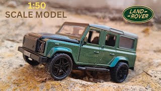 UNBOXING of Classic LAND ROVER DEFENDER 150 SCALE MODEL  DIE CAST MODEL Car [upl. by Grim]