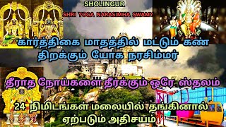 Sholinghur YOGA NARASIMHAR EYES Opens Miracle in Karthigai Month🦚TAMIL KADAVUL krishnamurthynandha [upl. by Seraphina]