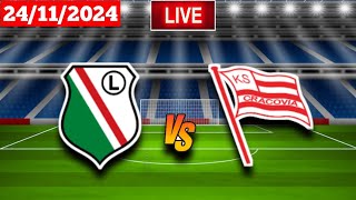 Legia Warsaw vs Cracovia  Ekstraklasa  Live Match Score Today Vivo HD [upl. by Esiuol]