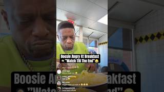 Boosie Angry At Breakfast “WATCH TILL THE END”😂boosie nbayoungboy kevingates funnymike rap [upl. by Carnay]