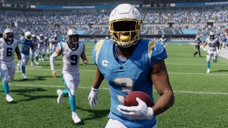 Los Angeles Chargers vs Carolina Panthers  NFL Week 2 2024 Full Game Highlights  Madden 25 Sim [upl. by Ynalem148]