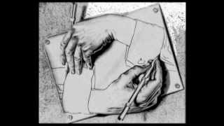 Drawing Hands  M C Escher Video Art [upl. by Rattray]