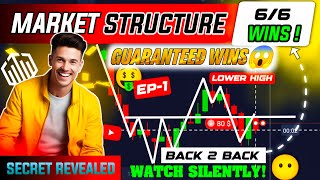 🔥 66 Winning Trades LIVE Episode 1  Market Structure EXPOSED  Quotex Trading Secrets [upl. by Eylrac]