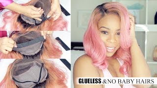 HOW TO Sew an ELASTIC BAND on lace FRONT wig GLUELESS amp EASY EXTREMELY DETAILED  RPGSHOW WIG [upl. by Sylvia]