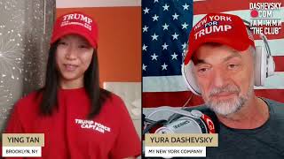 2569 LIVE FROM PENNSYLVANIA WITH YING TAN BROOKLYN NY CANVASSING FOR DONALD TRUMP [upl. by Uy]