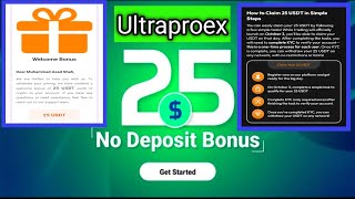 25 No deposit bonus Crypto Ultraex crypto exchange Welcome BonusCrypto trading strategy [upl. by Karie]