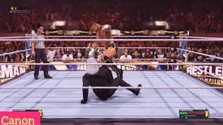 WWE CM Punk Vs Uncle Howdy In WWE 2k24 [upl. by Ttevy]