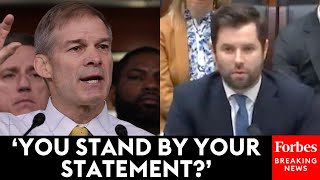 One Of The Most Ridiculous Things Ive Heard Jim Jordan Grills Former Biden Aide [upl. by Htebharas]