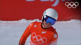 ⛷ Thrilling showdown in the Womens Downhill  Alpine Skiing Beijing 2022  Highlights [upl. by Artinak]