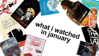 what i watched in january [upl. by Assilen]