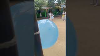 Balloon rocket Launching  experiment physics newtonslawofmotion [upl. by Nelac]