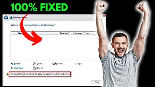 How to Fix We Couldn’t Find Any Drives when installing Windows 10 or Window [upl. by Ingamar]