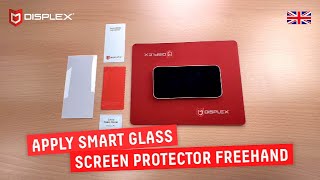 Film Screen Protector Installation  DISPLEX® SMART GLASS [upl. by Ahtabbat]