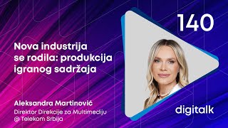 Nova industrija se rodila produkcija igranog sadržaja I Aleksandra Martinović I DigiTalk EP 140 [upl. by Nylahs]