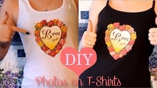 DIY Washable ♥ How To Print Your Own TShirts At Home [upl. by Gleda]