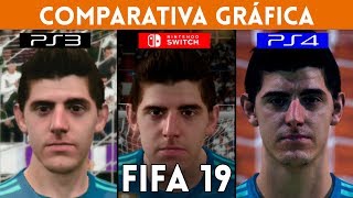 FIFA 19 PS3 vs Nintendo Switch vs PS4 COMPARATIVA de GRÁFICOS [upl. by Aehcim221]