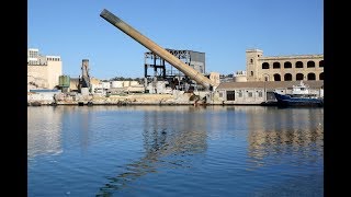 Demolition of last two Marsa Power Station chimneys [upl. by Mahau]