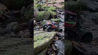 Axial Capra 4ws water and rock crawling [upl. by Elodie]