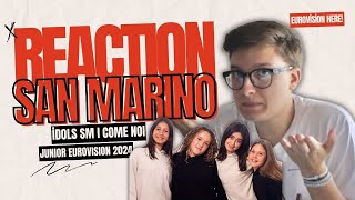 🇸🇲REACTION SAN MARINO I JESC 2024 I IDOLS SM  COME NOI [upl. by Eleph]