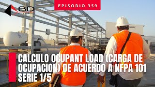 Cálculo ocupant load carga de ocupación de acuerdo a NFPA 101 serie 15 [upl. by Onabru718]