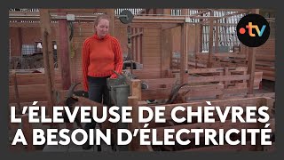 Moselle  Aurélie éleveuse de chèvres lance une cagnotte pour être raccordée au réseau électrique [upl. by Ahsik275]