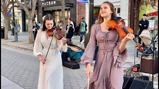 AMAZING violin duet  Karolina Protsenko amp Avelina Kushnir  Nothing But The Blood Of Jesus [upl. by Braswell250]